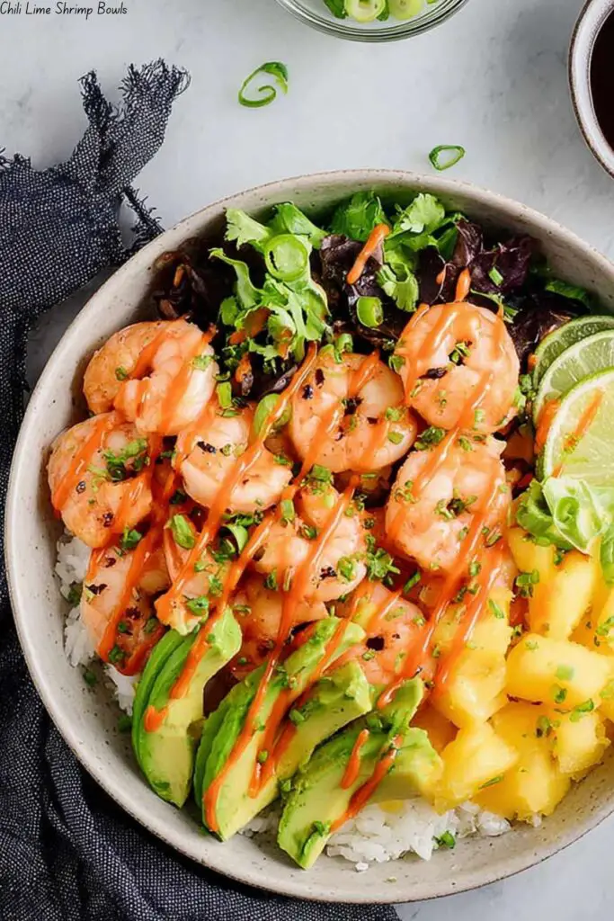 Chili Lime Shrimp Bowls