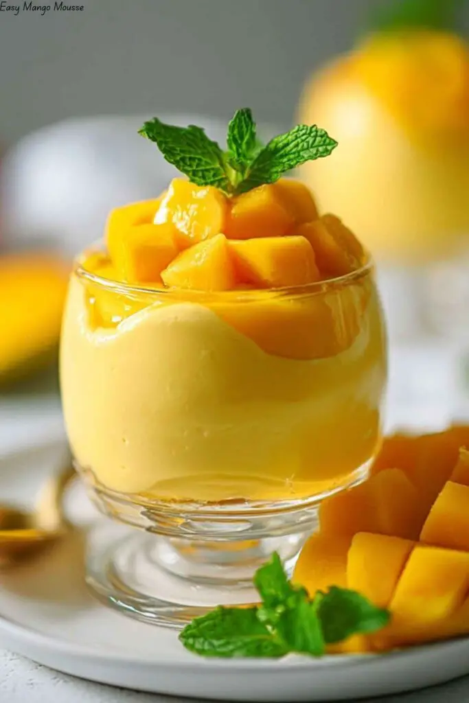 Easy Mango Mousse