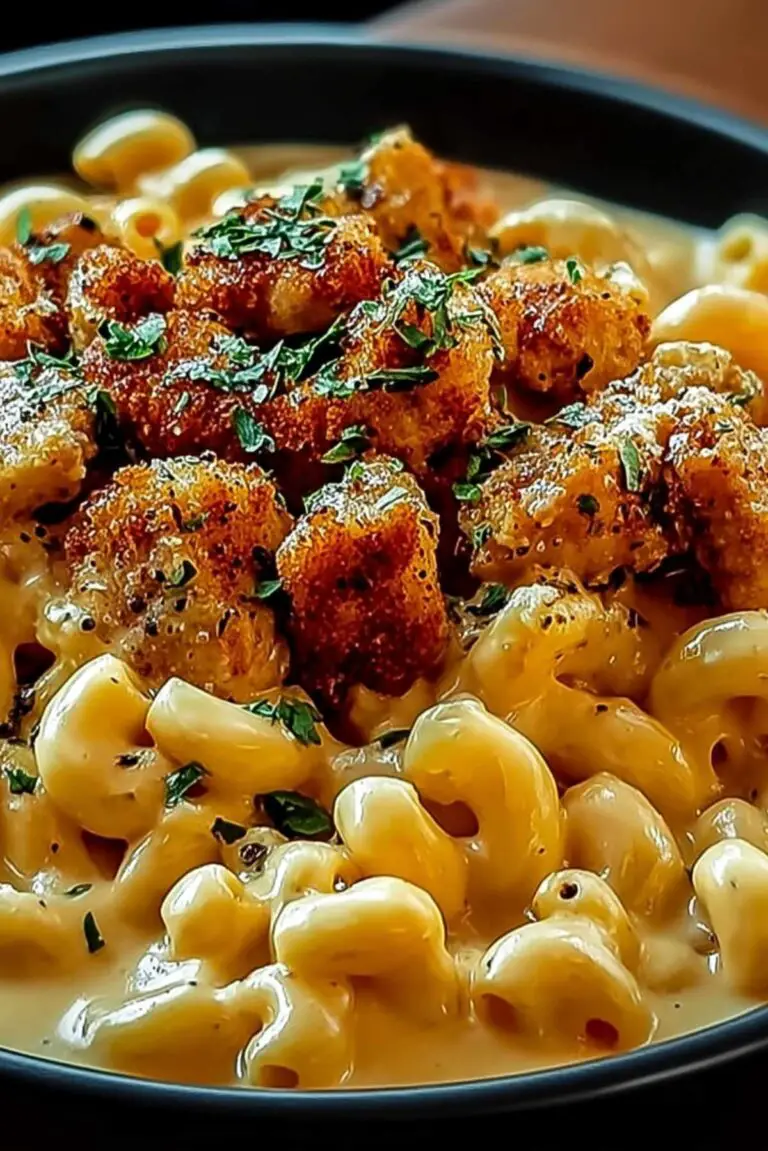 Creamy Honey Pepper Chicken Mac and Cheese