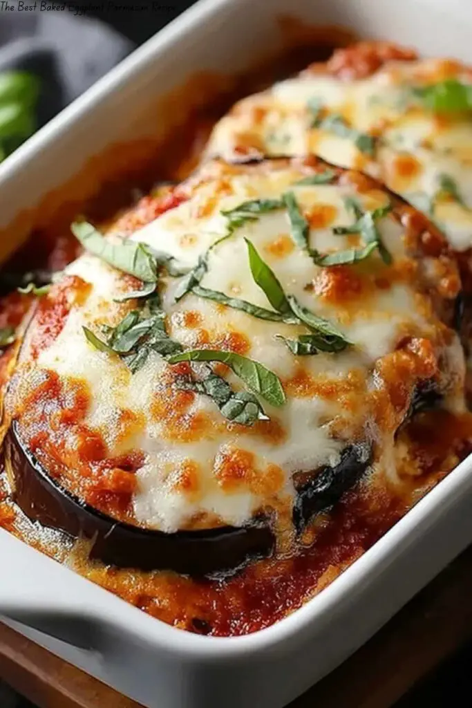The Best Baked Eggplant Parmesan Recipe