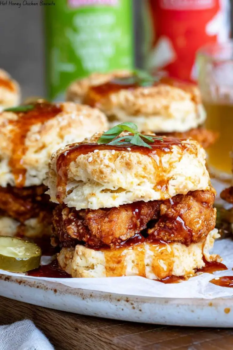 Hot Honey Chicken Biscuits