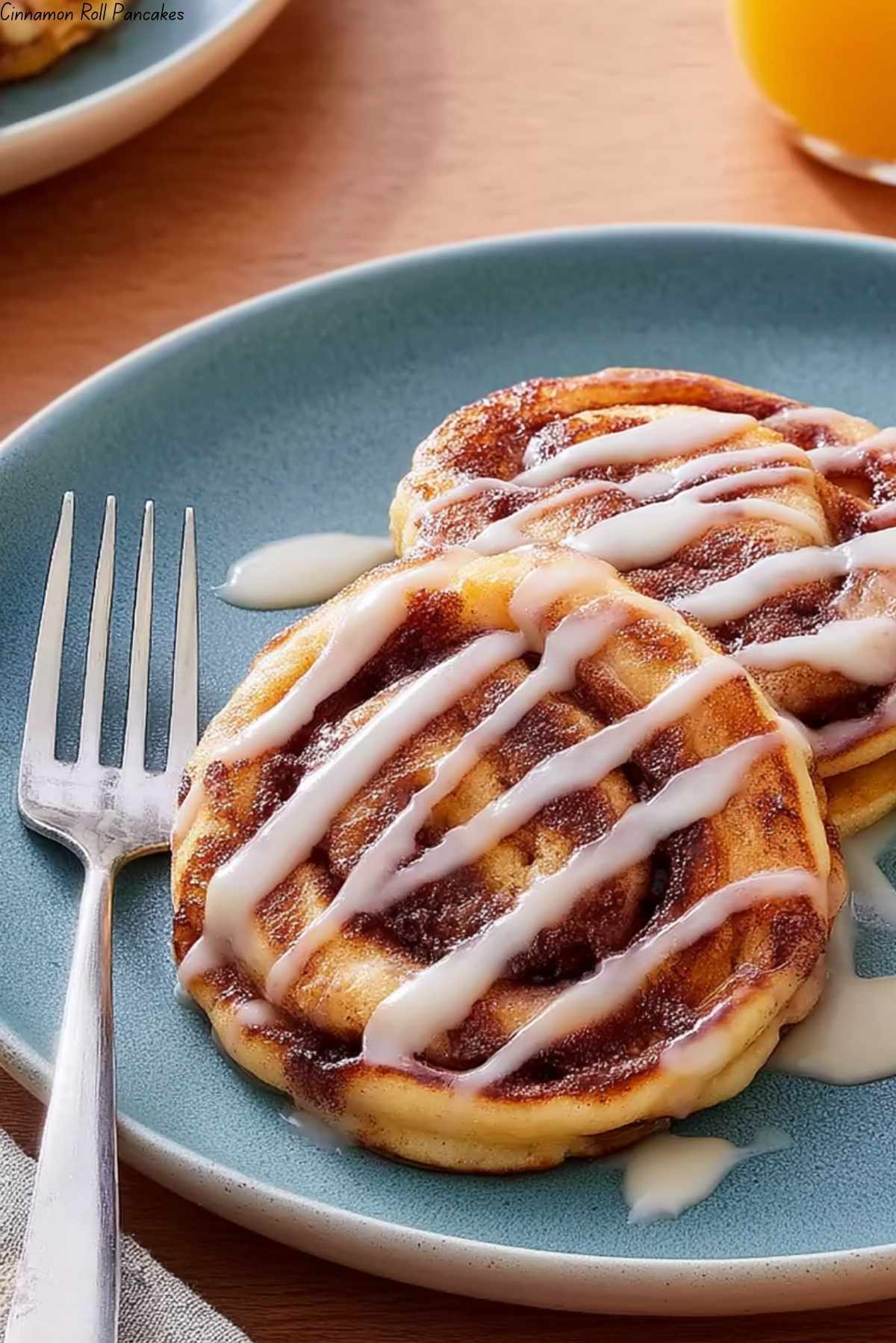 Cinnamon Roll Pancakes