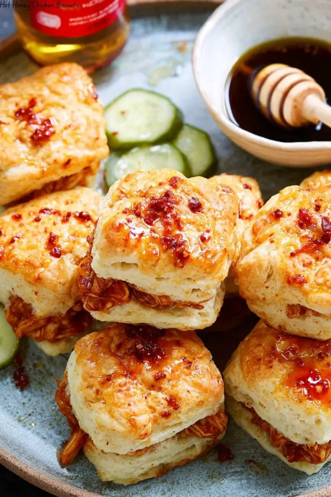 Hot Honey Chicken Biscuits