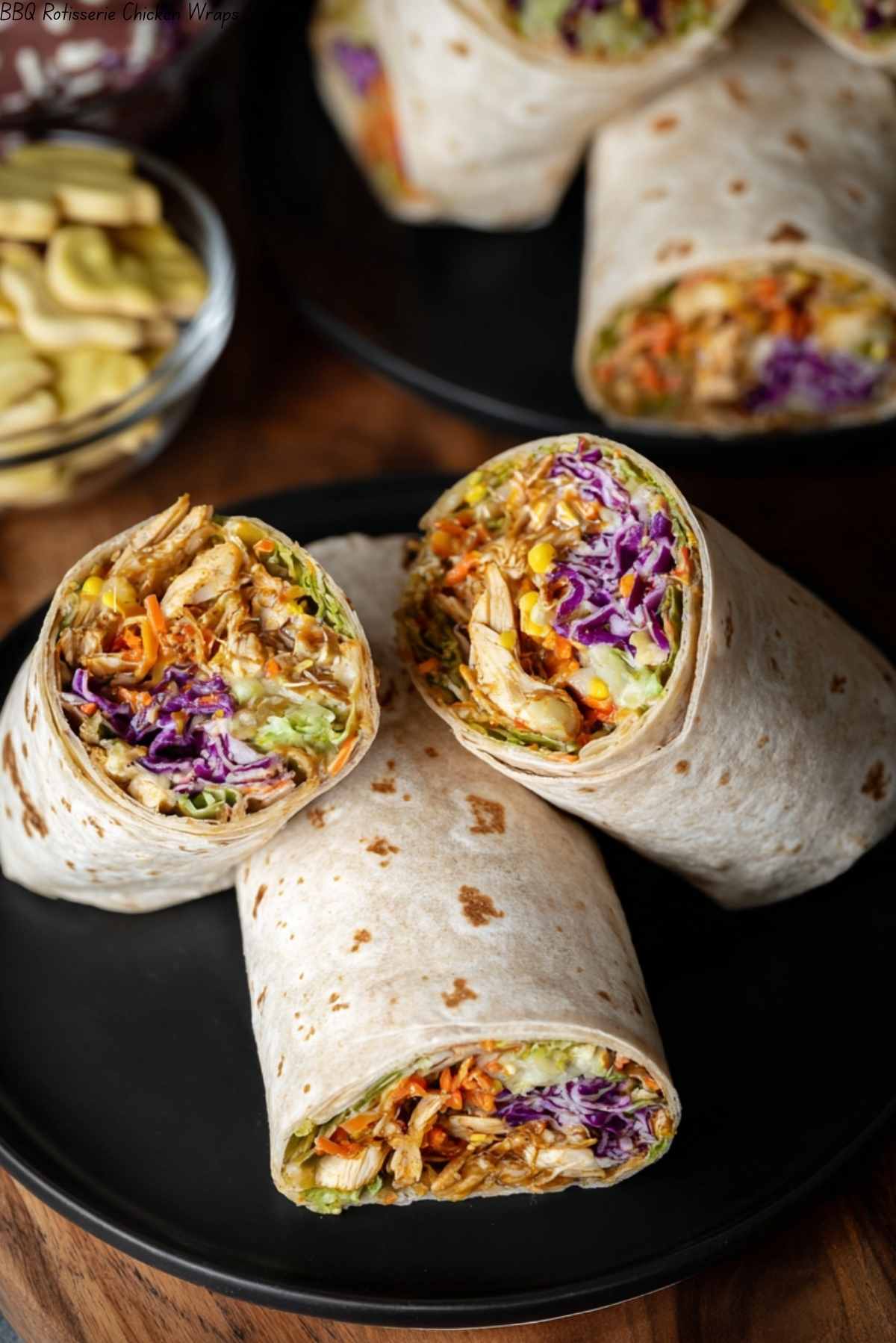 BBQ Rotisserie Chicken Wraps