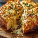 Air Fryer Cheesy Tortilla Garlic Bread