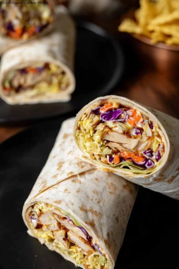 BBQ Rotisserie Chicken Wraps