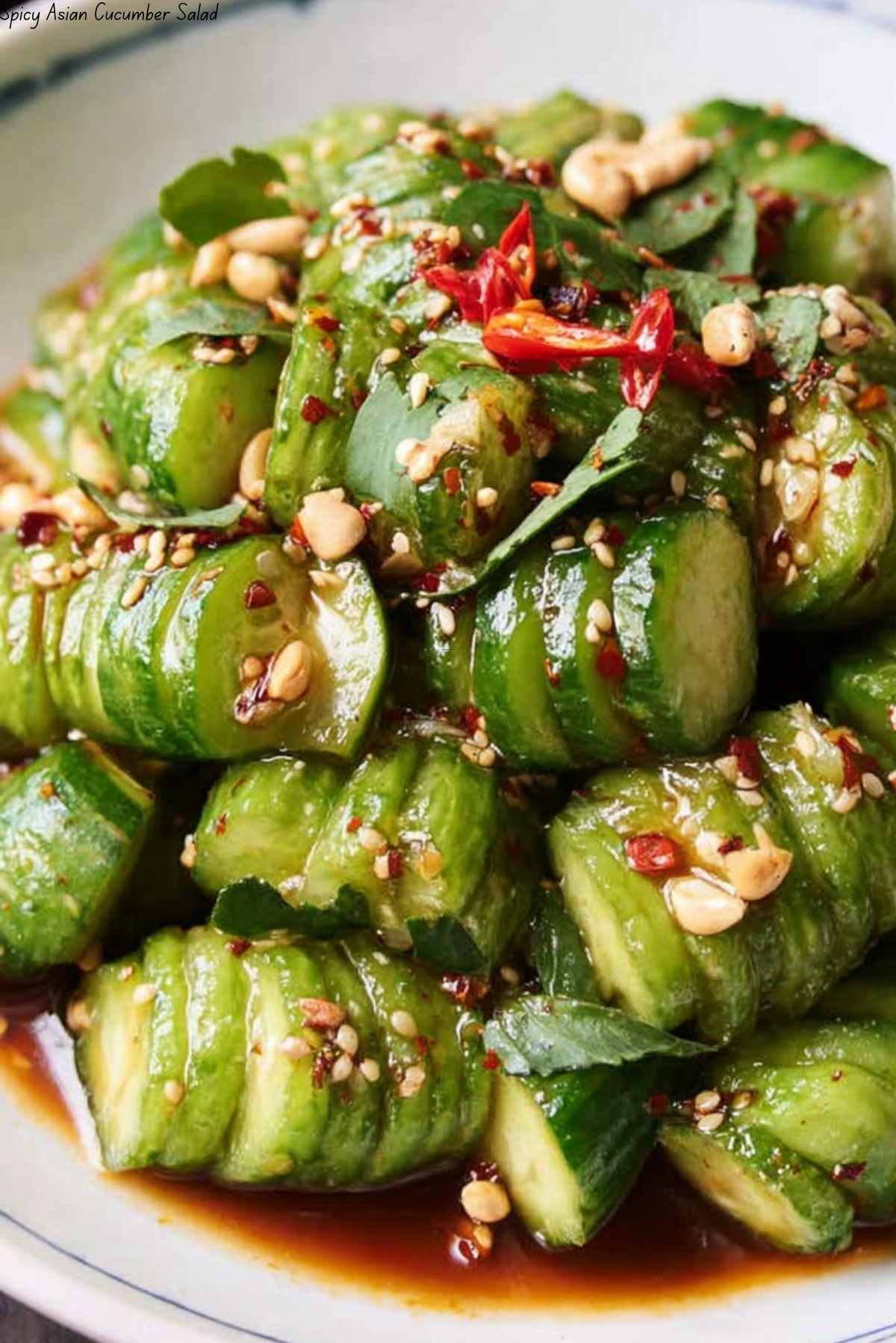 Spicy Asian Cucumber Salad