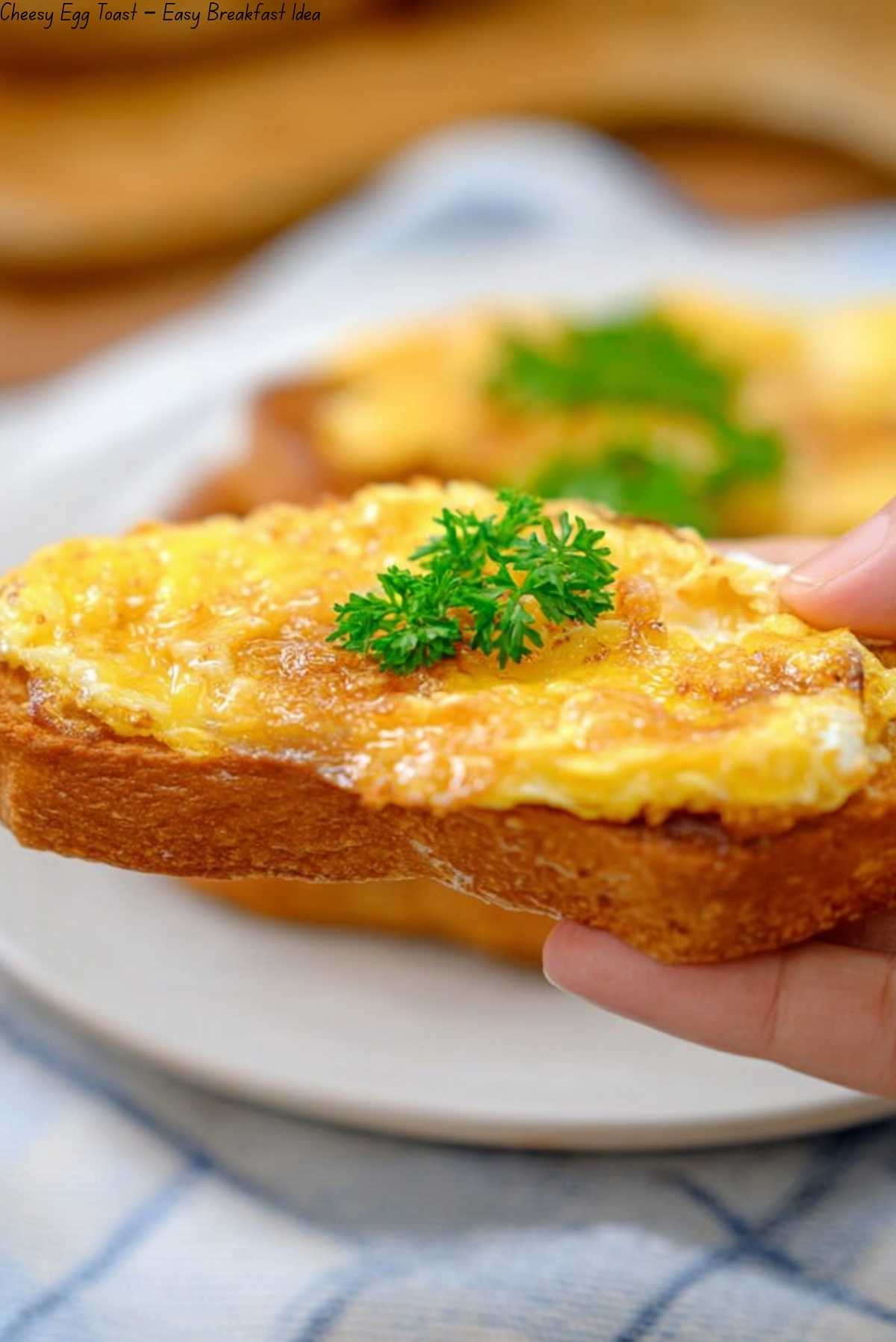 Cheesy Egg Toast – Easy Breakfast Idea