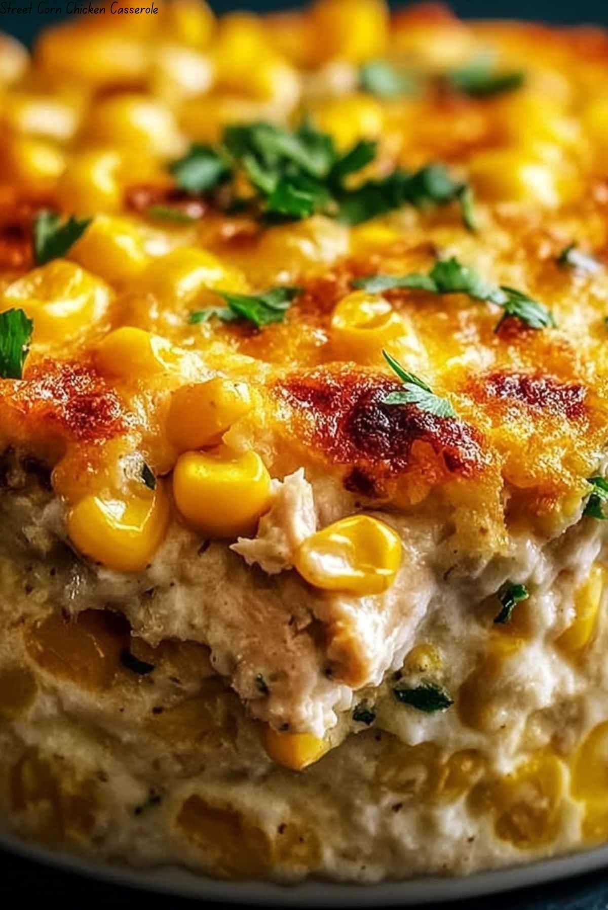 Street Corn Chicken Casserole