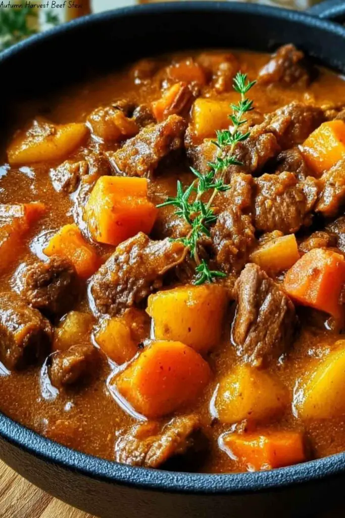 Autumn Harvest Beef Stew
