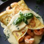Seafood Crepes with Béchamel Sauce 5 Seafood Crepes with Béchamel Sauce