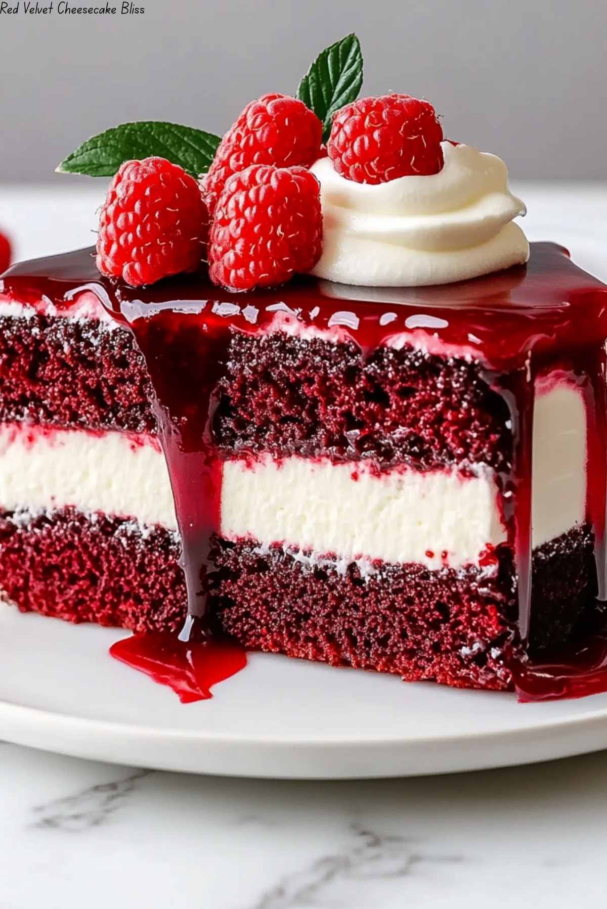 Red Velvet Cheesecake Bliss