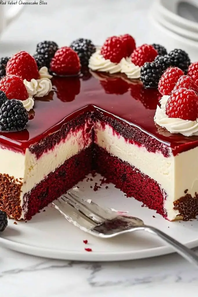 Red Velvet Cheesecake Bliss