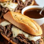 Crockpot French Dip Sandwiches