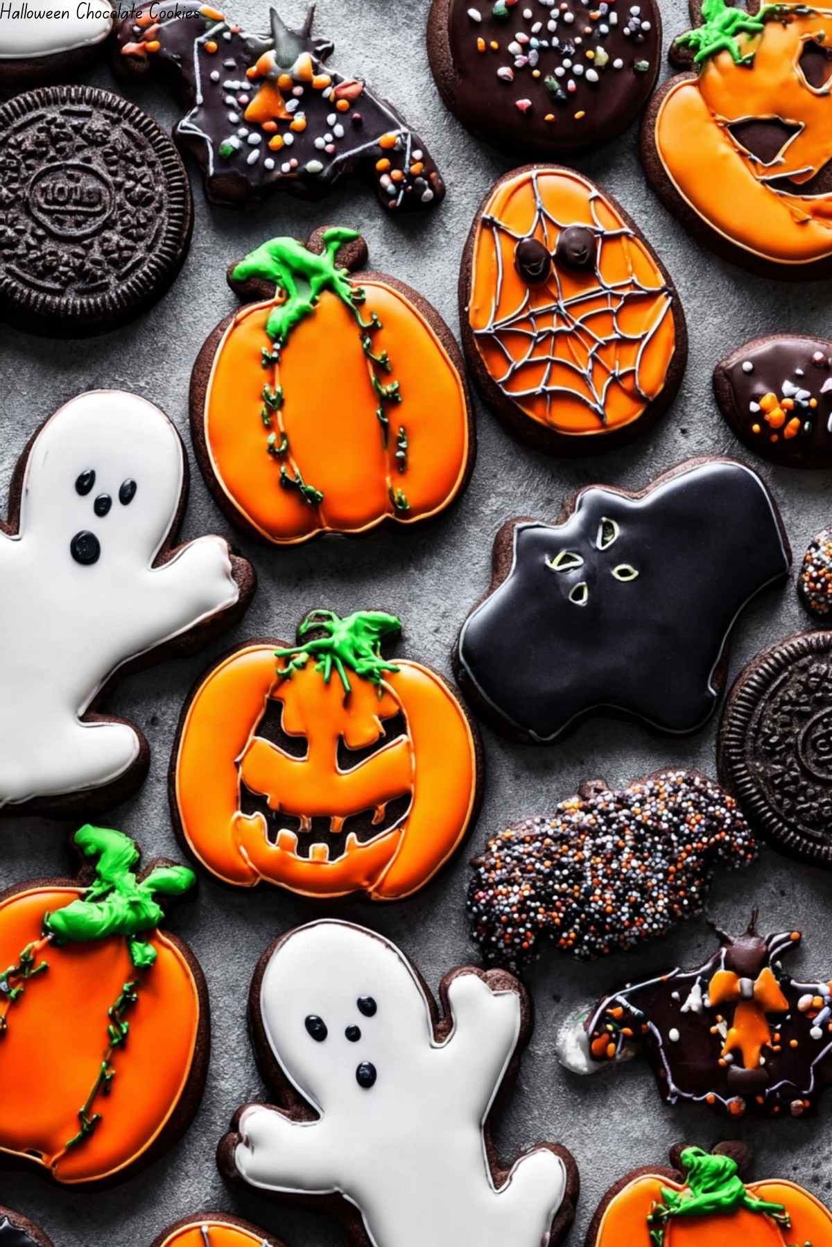 Halloween Chocolate Cookies