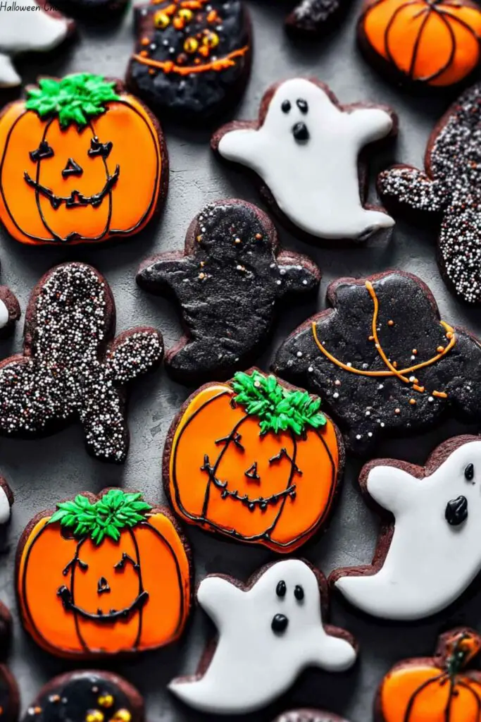 Halloween Chocolate Cookies