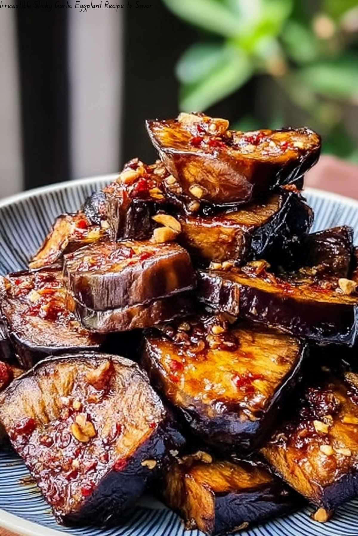 Irresistible Sticky Garlic Eggplant Recipe to Savor