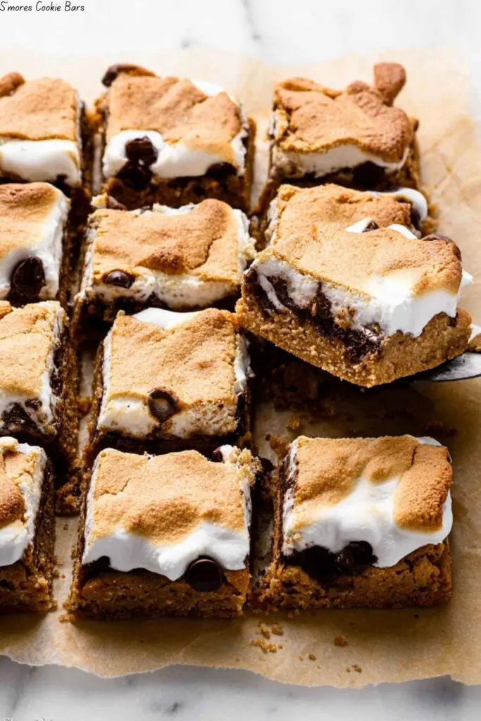 S’mores Cookie Bars