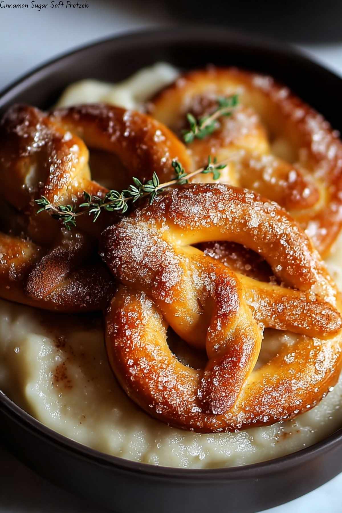 Cinnamon Sugar Soft Pretzels