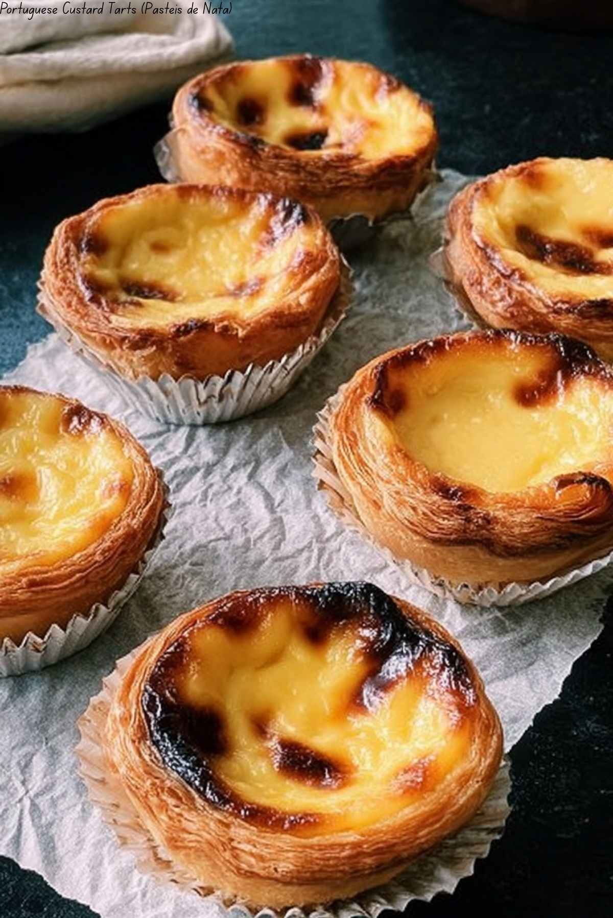 Portuguese Custard Tarts (Pasteis de Nata)