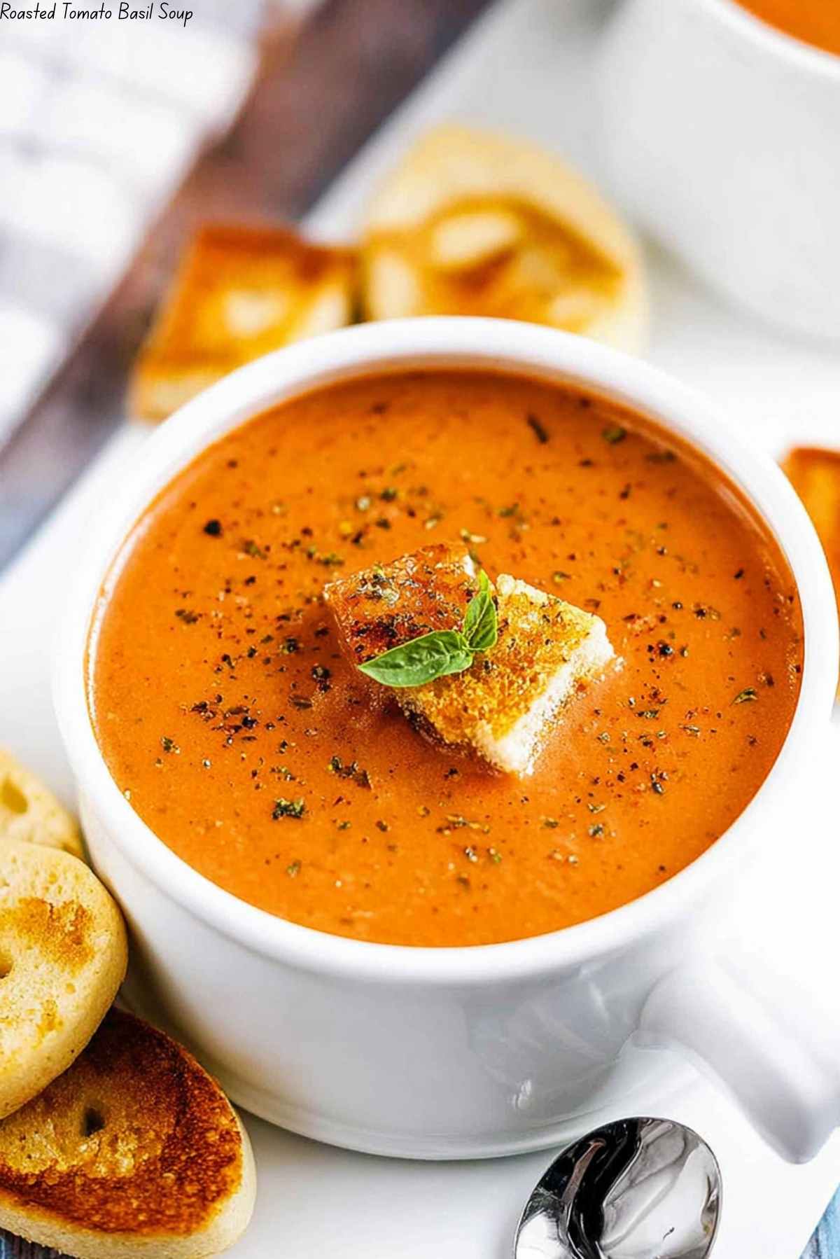 Roasted Tomato Basil Soup