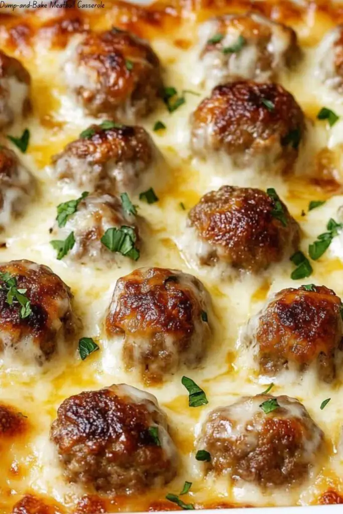 Dump-and-Bake Meatball Casserole