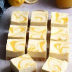 Swirled Lemon Cheesecake Bars