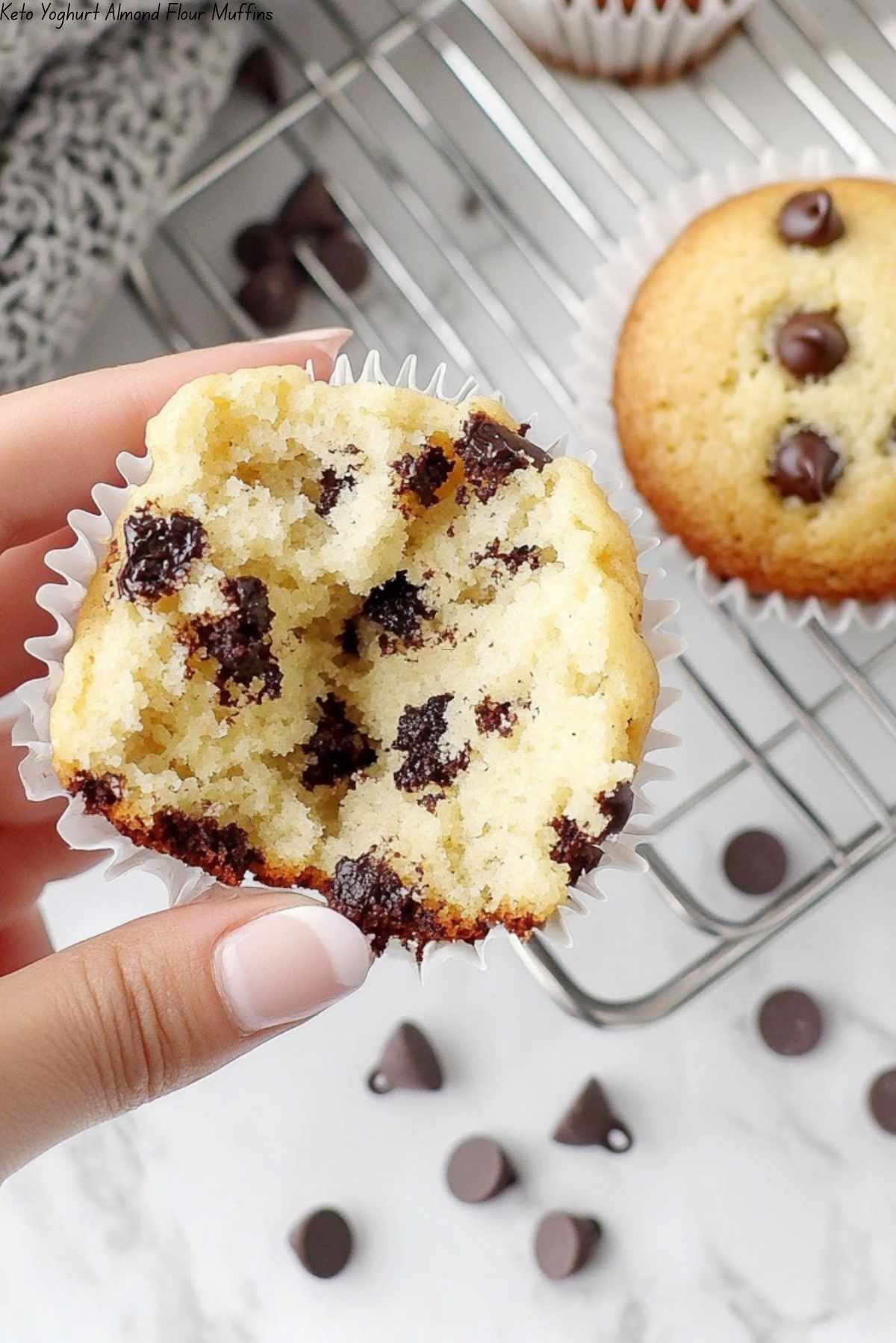 Keto Yoghurt Almond Flour Muffins