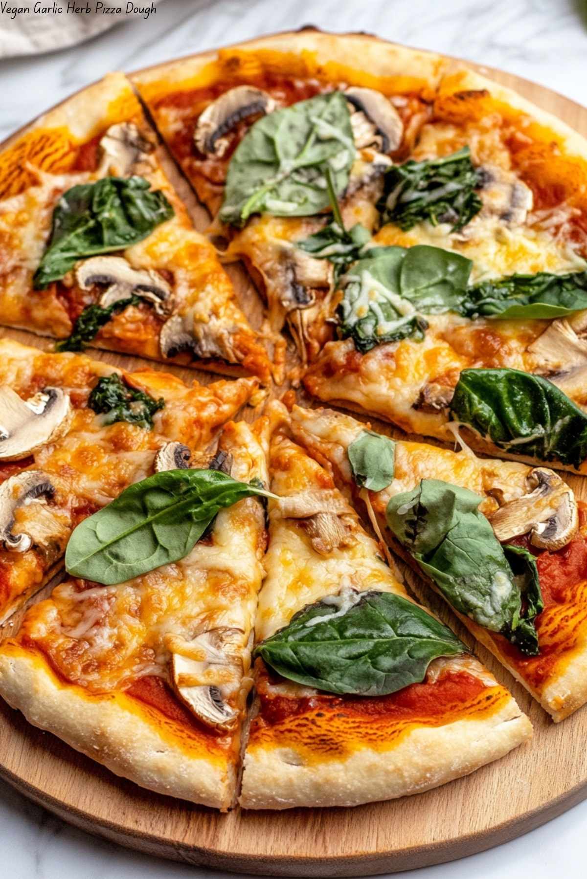 Vegan Garlic Herb Pizza Dough
