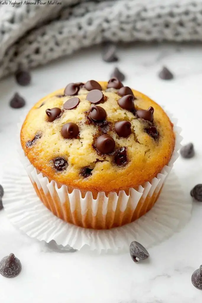 Keto Yoghurt Almond Flour Muffins