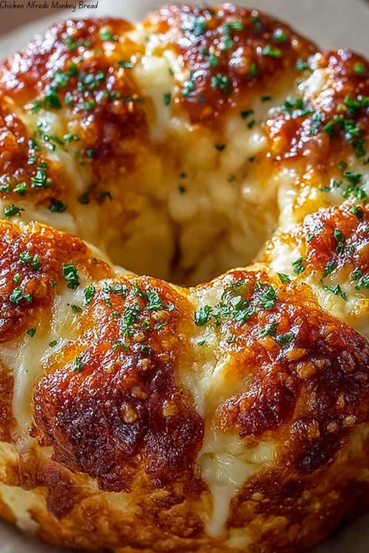 Chicken Alfredo Monkey Bread