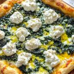 Greek Roasted Garlic Spinach White Pizza: A Flavorful Delight