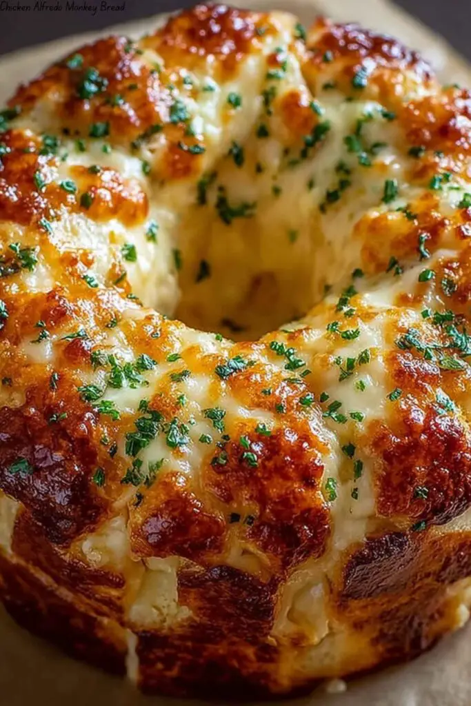 Chicken Alfredo Monkey Bread