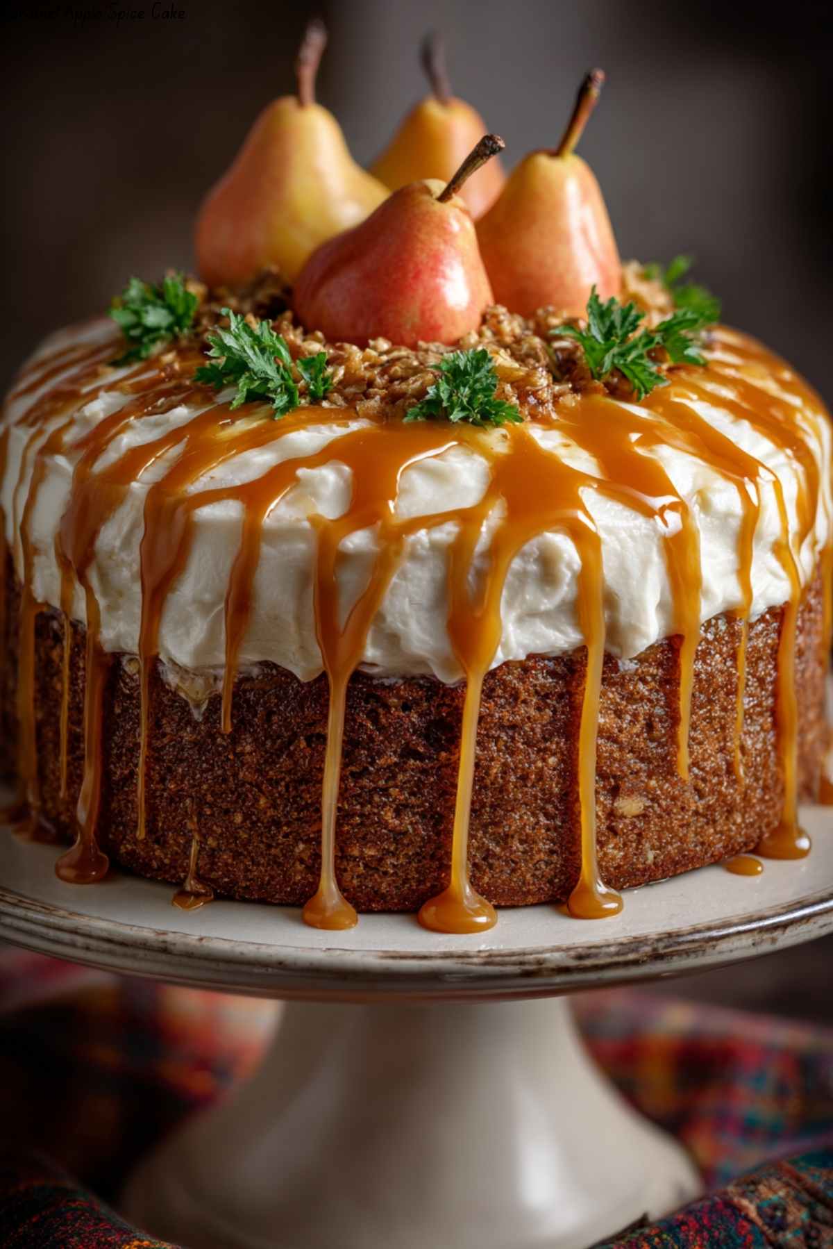 Caramel Apple Spice Cake