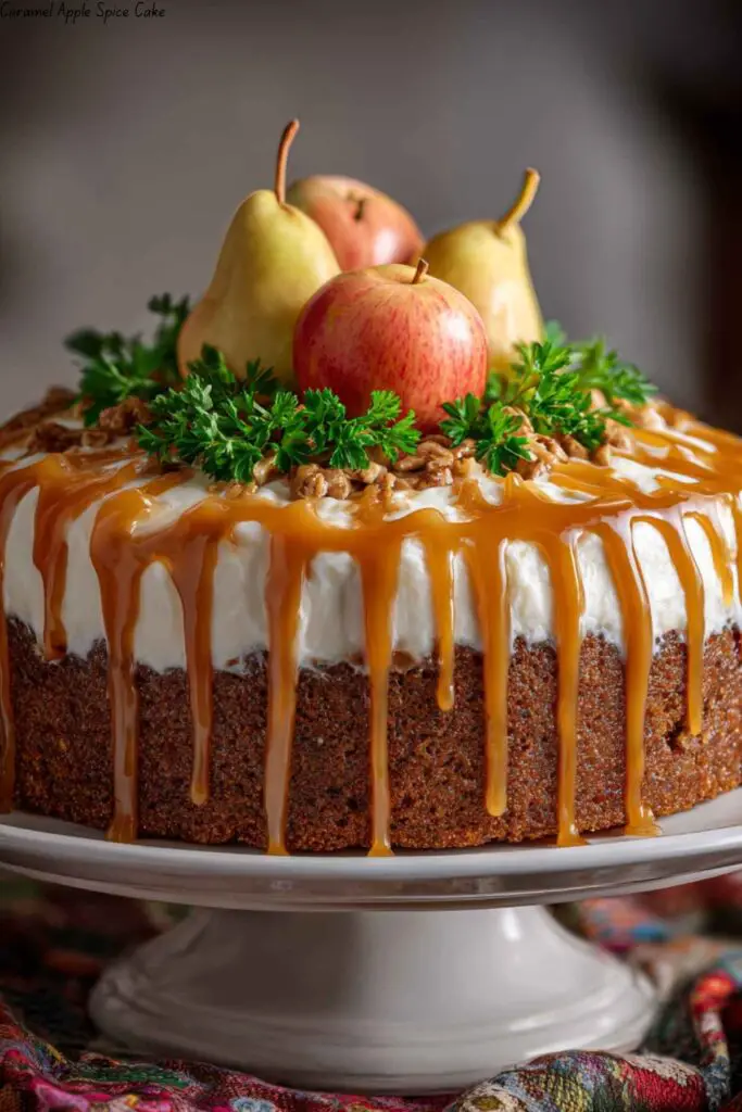 Caramel Apple Spice Cake
