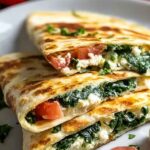 Spinach and Feta Quesadillas