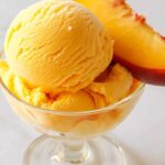 The Best Peach Sorbet Without Ice Cream Maker