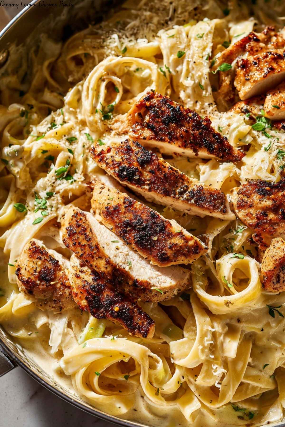 Creamy Lemon Chicken Pasta