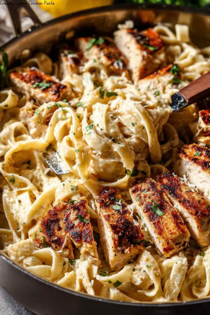 Creamy Lemon Chicken Pasta