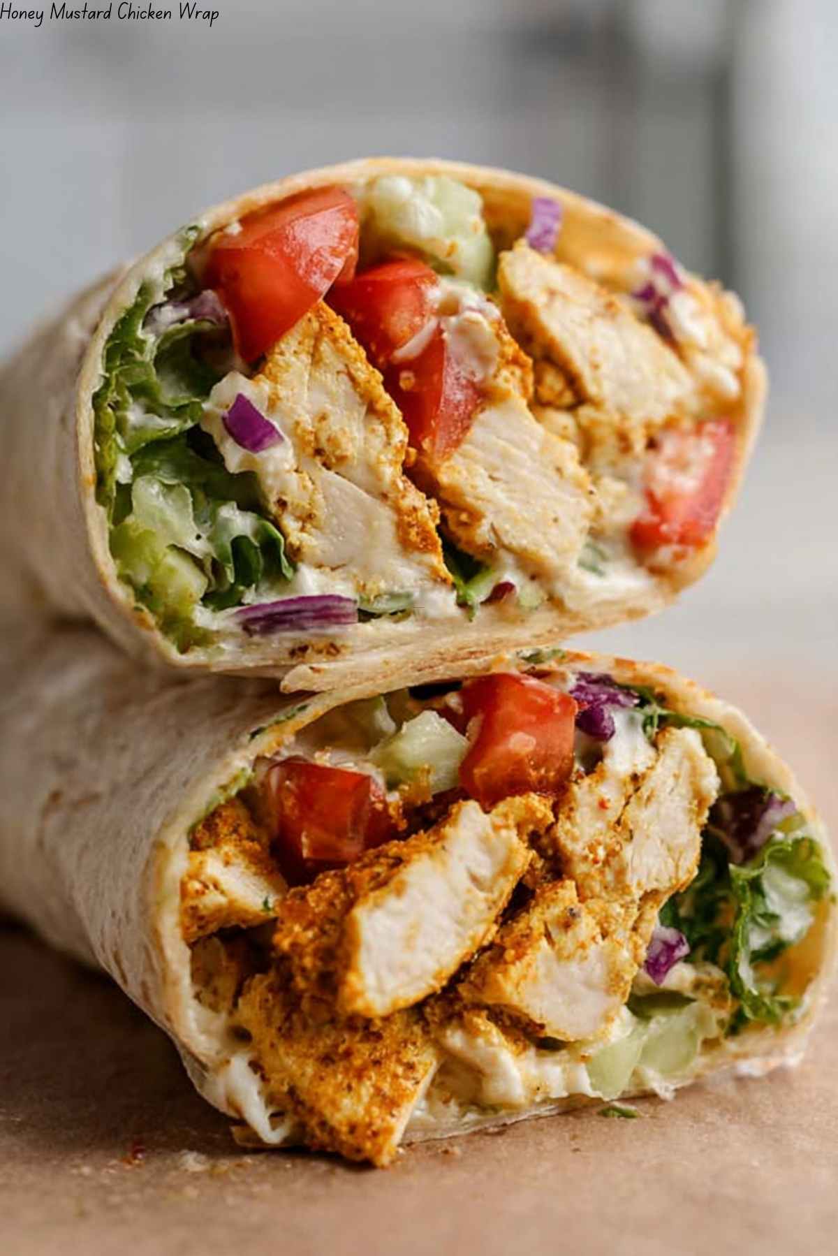 Honey Mustard Chicken Wrap