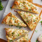 The Viral Chicken Alfredo Garlic Bread Recipe