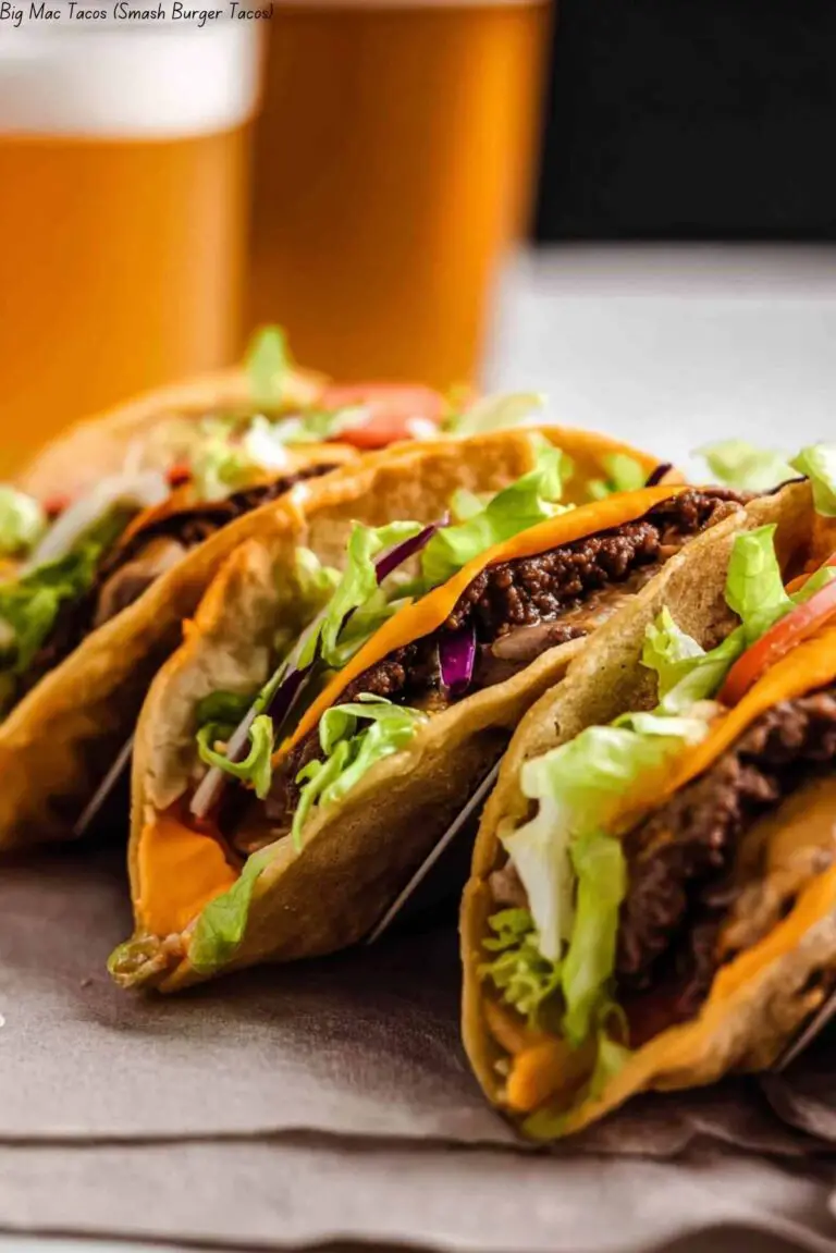 Big Mac Tacos (Smash Burger Tacos)