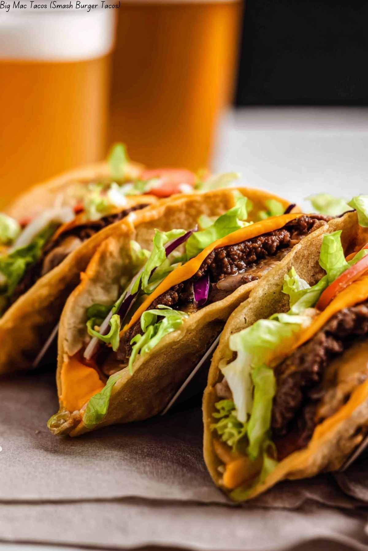 Big Mac Tacos (Smash Burger Tacos)