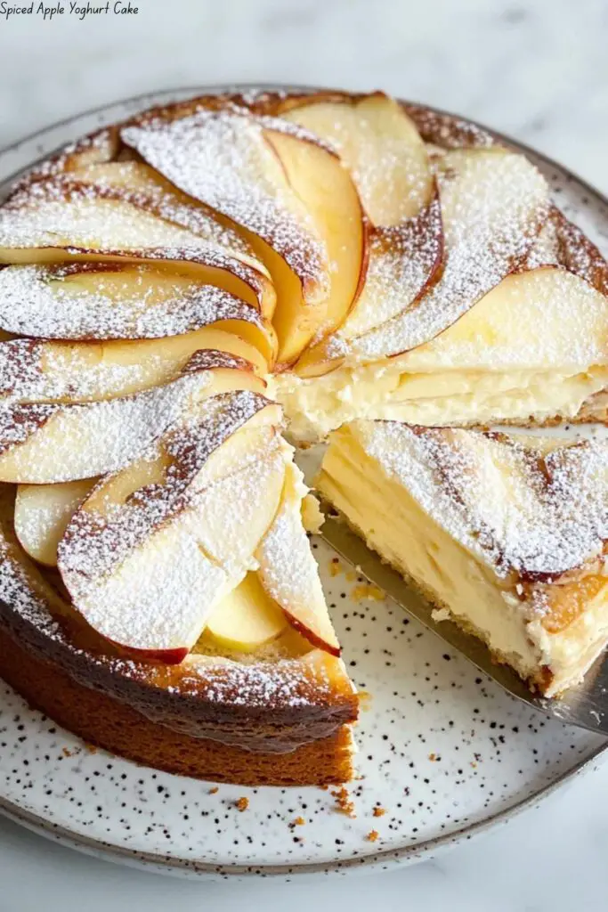 Spiced Apple Yoghurt Cake
