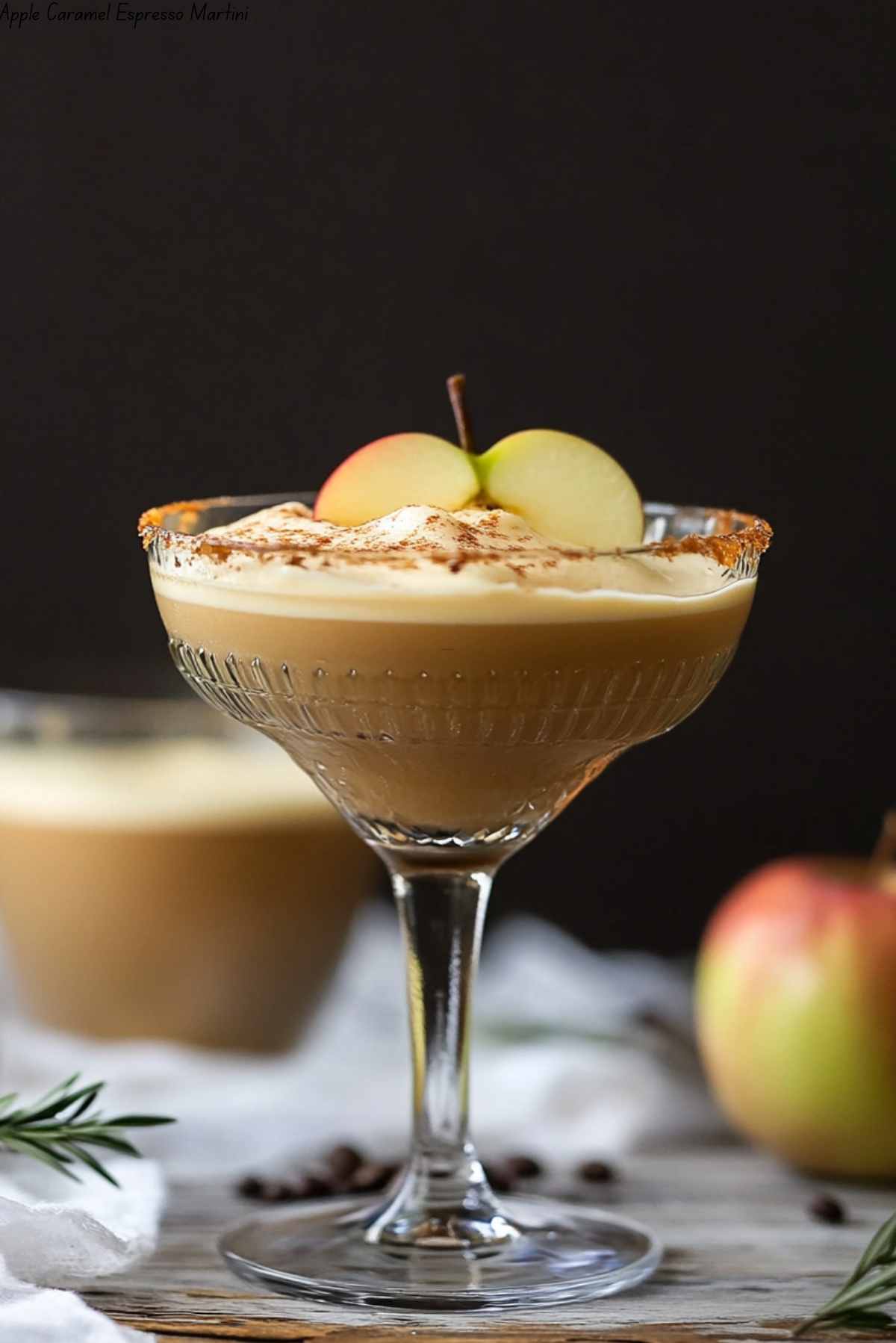 Apple Caramel Espresso Martini
