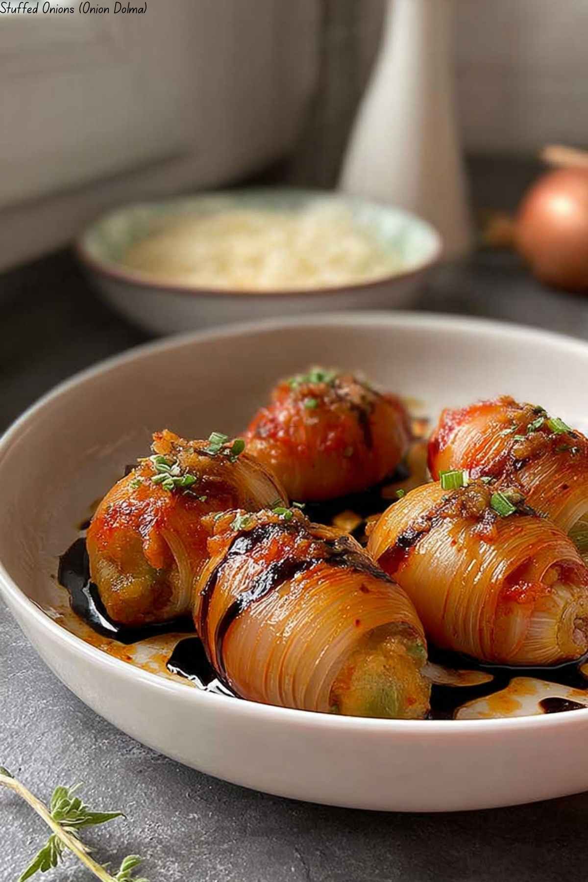 Stuffed Onions (Onion Dolma)
