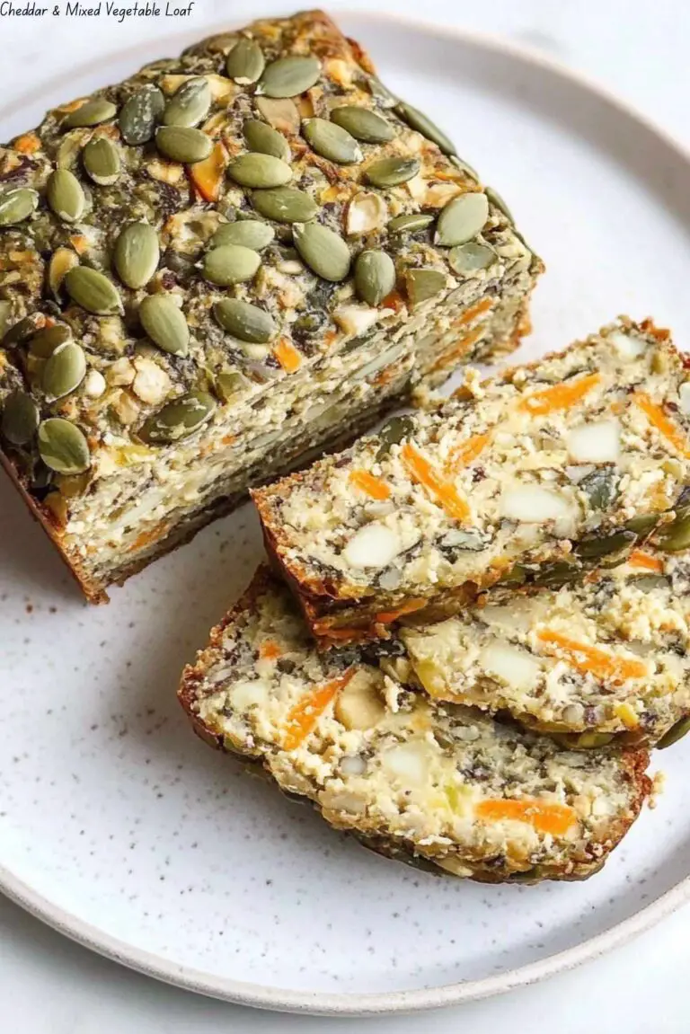 Cheddar & Mixed Vegetable Loaf
