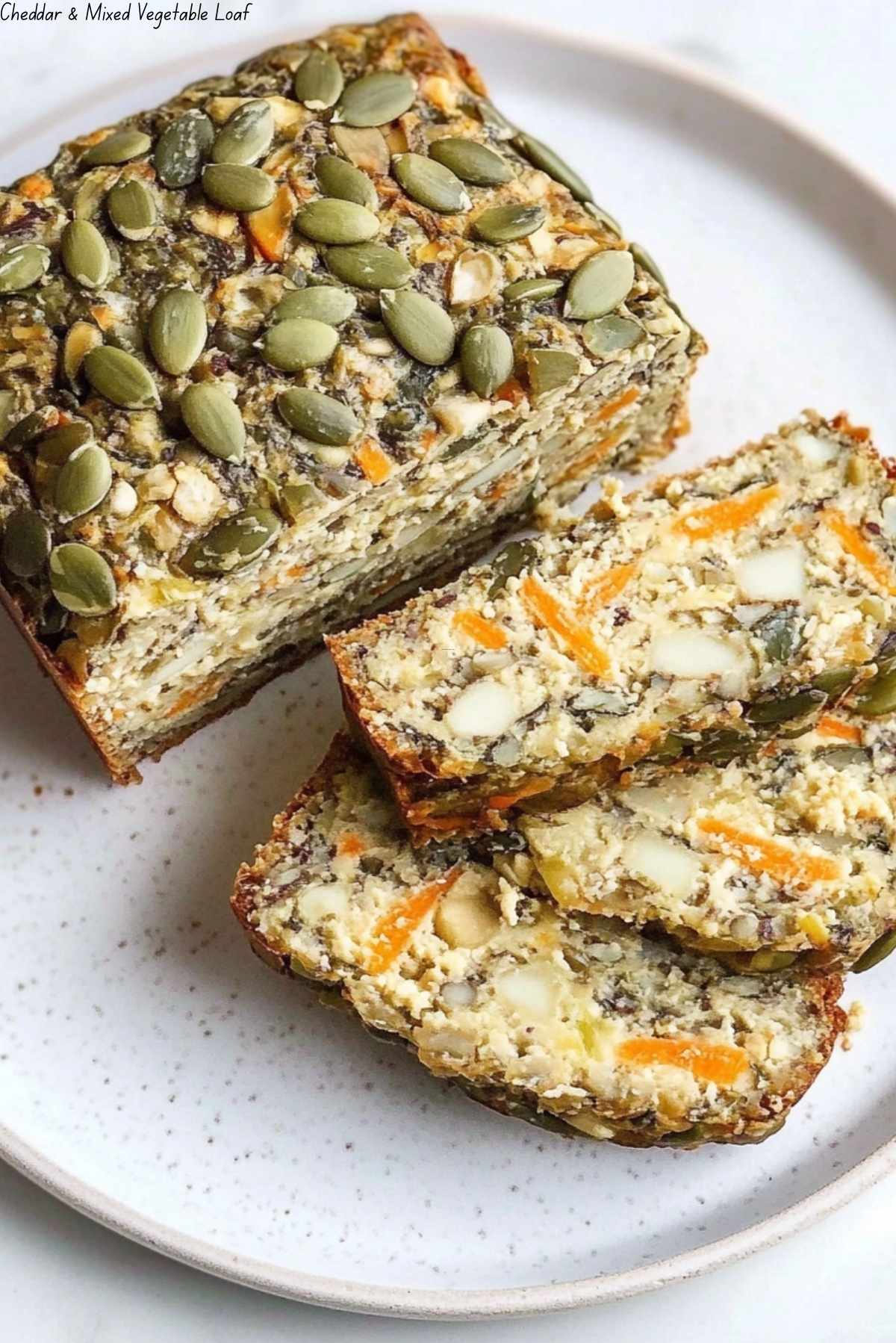 Cheddar & Mixed Vegetable Loaf