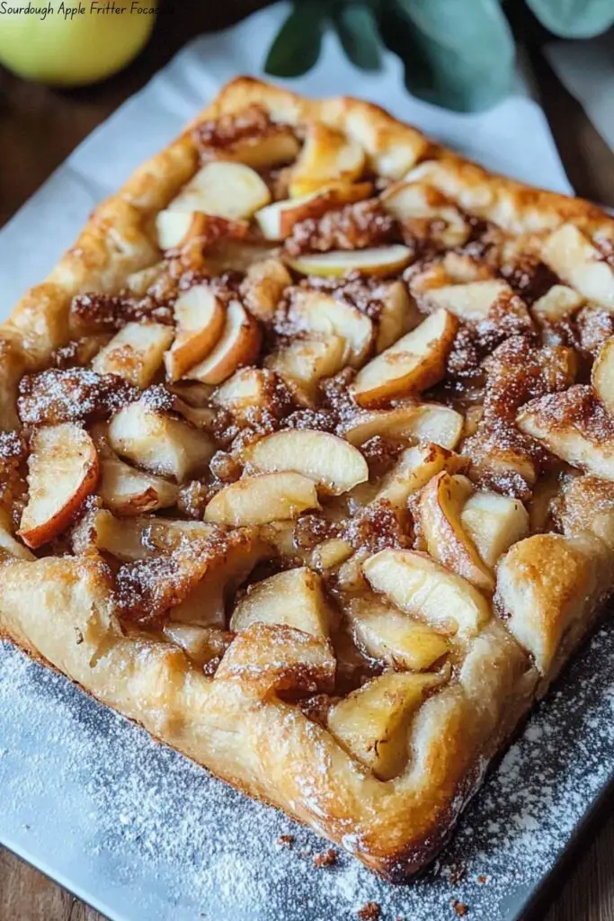 Sourdough Apple Fritter Focaccia