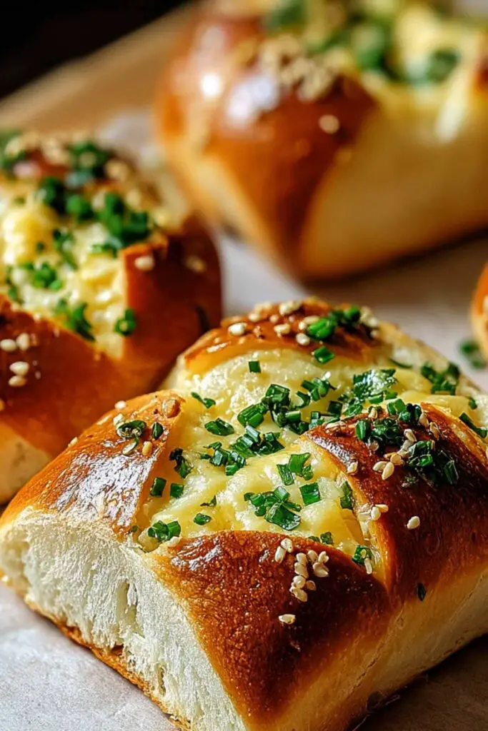 Korean Cream Cheese Garlic Bread